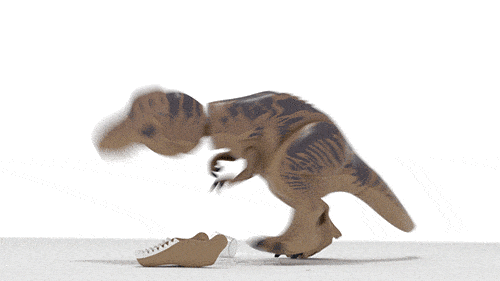 Грустный динозавр