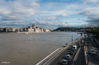 Как разливался Дунай в Будапеште